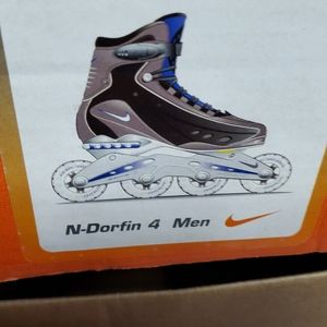 Men Nike N-Dorfin 4 wheel in-line skates  size 8 wide